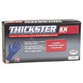 S.A.S. Safety Corp Thickster, Latex Exam Gloves, 14 mil Palm, Latex, L, Blue SAS6603